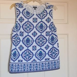 Talbots Sz 12 Sleeveless Top